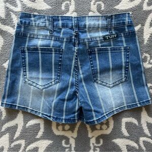 Cowgirl Tuff Shorts ‘Highway’ Denim Pin Stripe Size 29